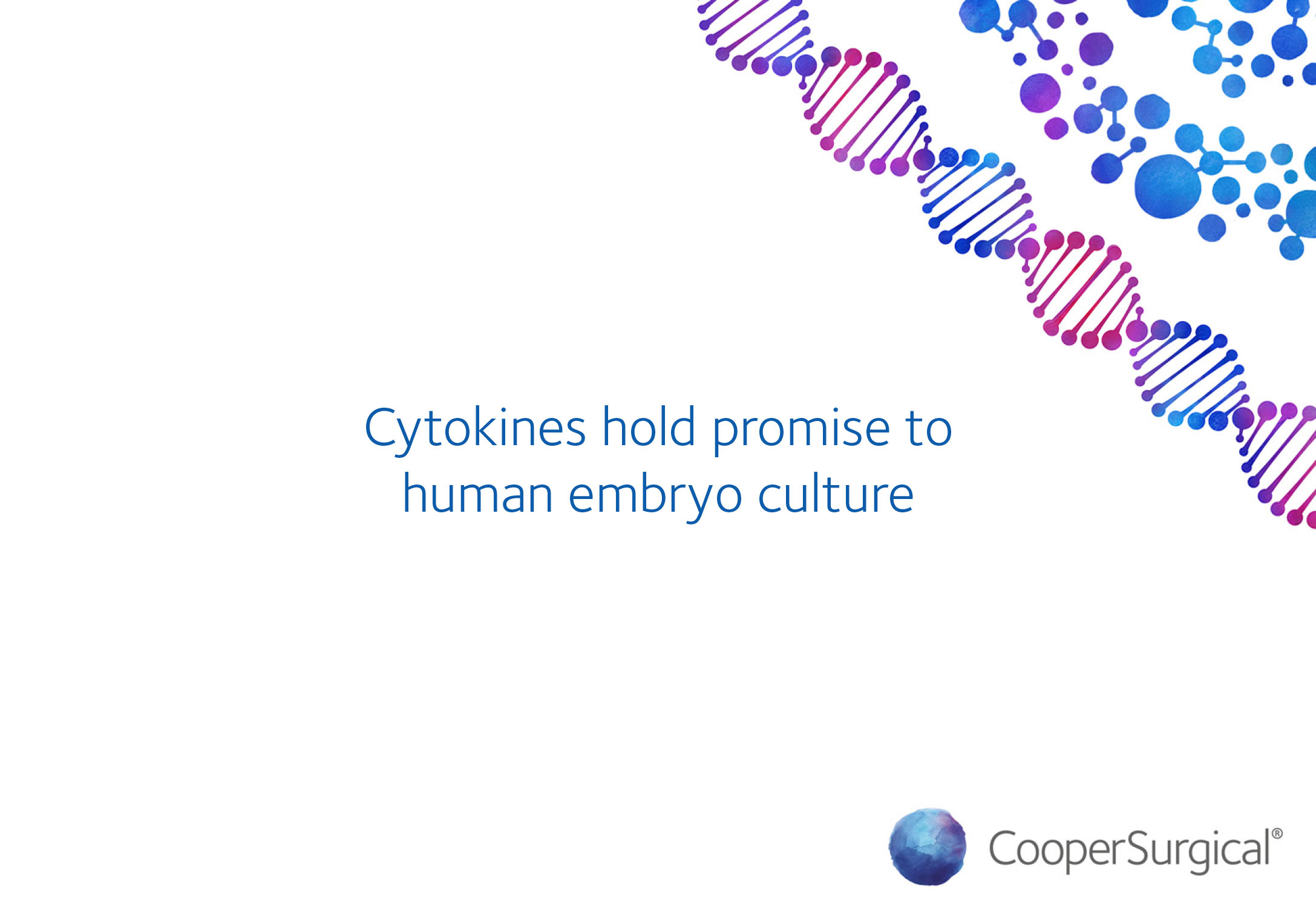 Cytokines hold promise to human embryo culture